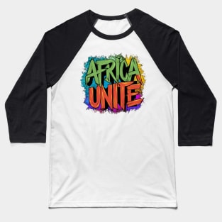 Africa unite Baseball T-Shirt